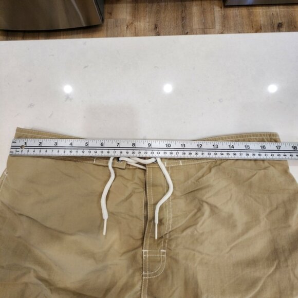 Vintage Polo Ralph Lauren Nylon Shorts Mens Large Beige Cargo Hiking Outdoor - Picture 9 of 13